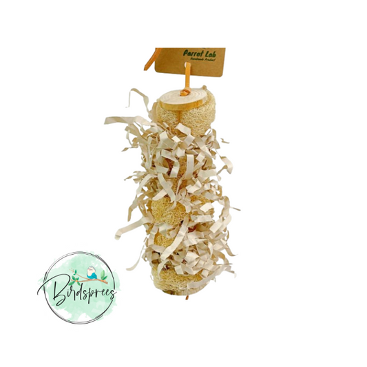 Parrot Lab Crinkle loofa stack - Birdsprees