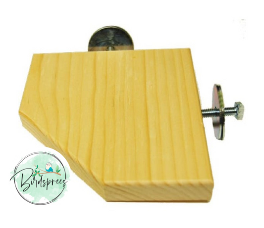 Fun Max Natural Cage corner shelf - Birdsprees