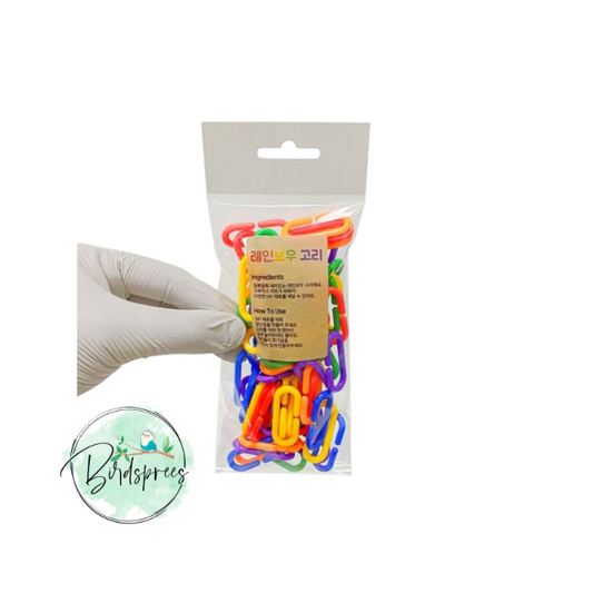 Parrot Lab Plastic C-Links - 50 Pack - Birdsprees