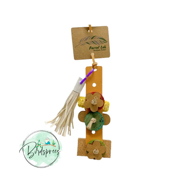 Parrot Lab Small leather mix - Birdsprees