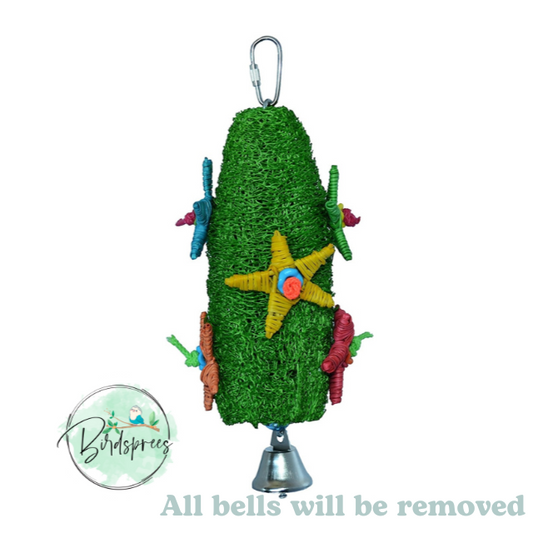 Super Bird Creation - Christmas Loofa Xmas Tree - Birdsprees