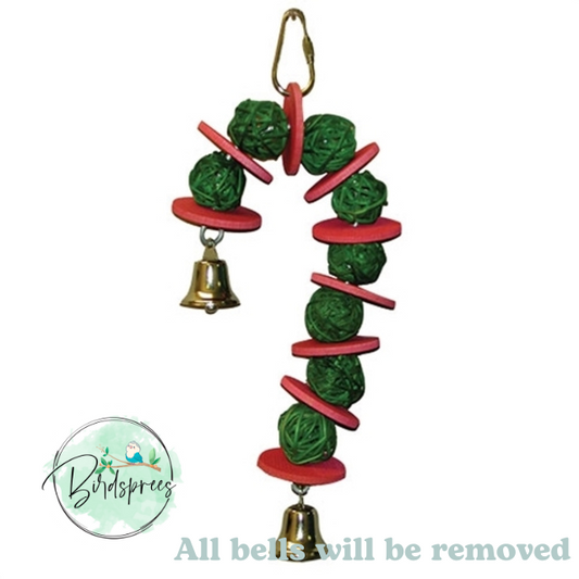 Super Bird Creation - Vine Ball Candy Cane - Birdsprees