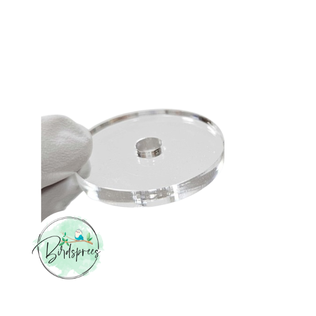 Parrot Lab Acrylic washer perch accessories (Set of 6) - Birdsprees