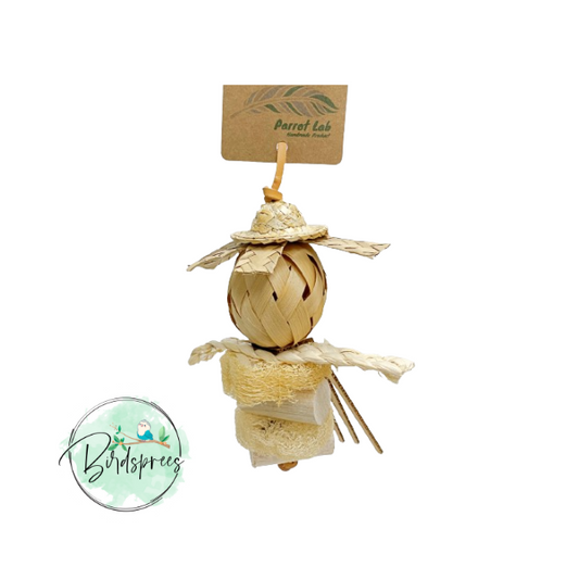 Parrot Lab Scarecrow Parrot Toy - Birdsprees