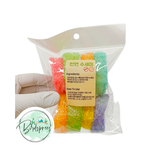 Parrot Lab Loofa DIY Pet Toy - Birdsprees