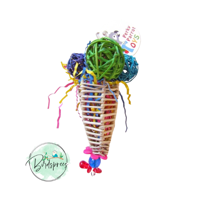 Perky Parrot Toys Triple Dip - Birdsprees