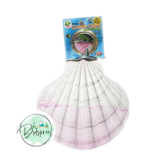 Planet Pleasures Comfy Clam Perch - Birdsprees