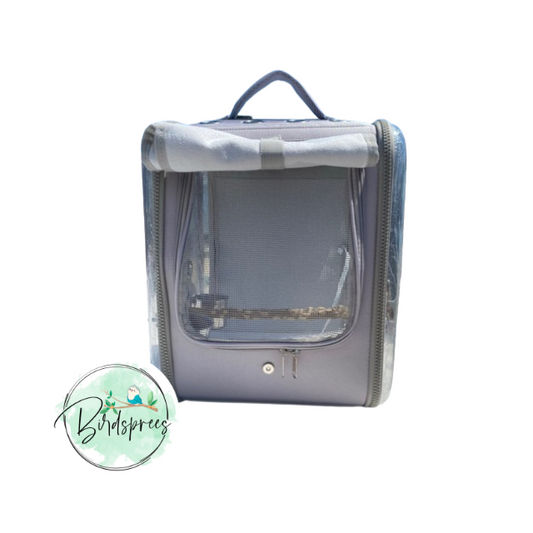 Birdsprees Medium Rectangular Bird Backpack w/ poop mesh and cover - Birdsprees