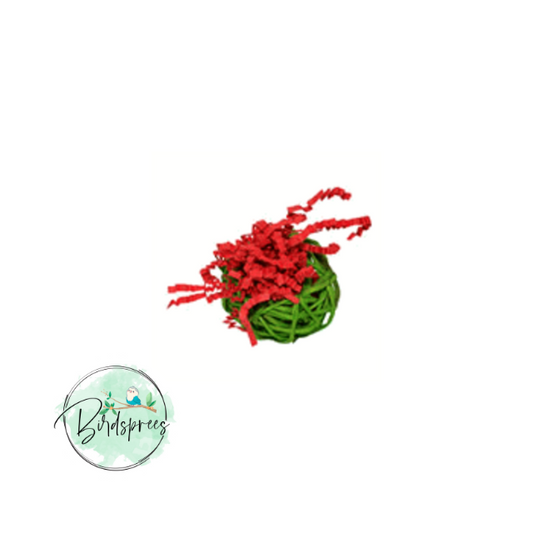 Super Bird Creations Christmas Holly Jolly Ball - Birdsprees