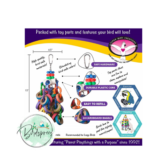 Super Bird Creations Bagel Cascade - Birdsprees