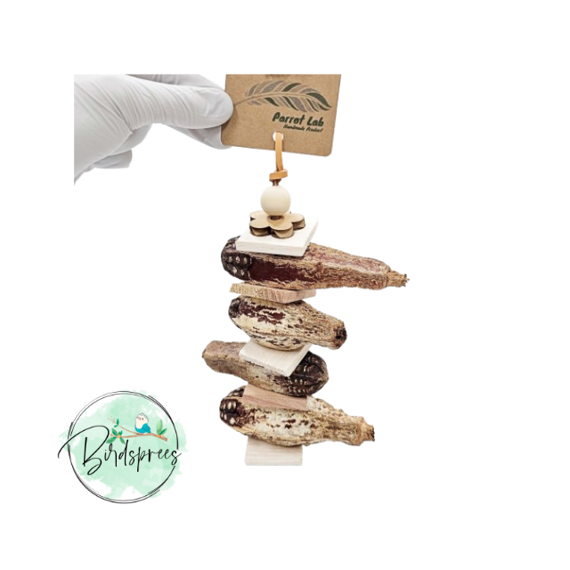 Parrot Lab Mahogany Stack - Birdsprees