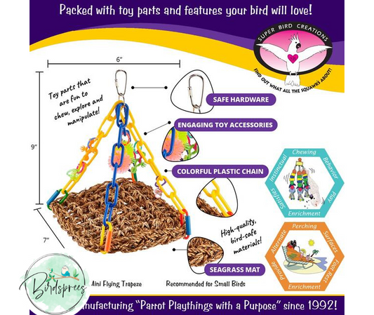 Super Bird Creation Flying Trapeze - Birdsprees