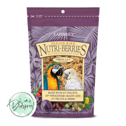 Lafeber Senior Bird Nutri-Berries - Macaw/Cockatoo - Birdsprees