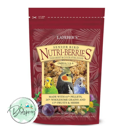 Lafeber Senior Bird Nutri-Berries - Parakeet/Cockatiel - Birdsprees