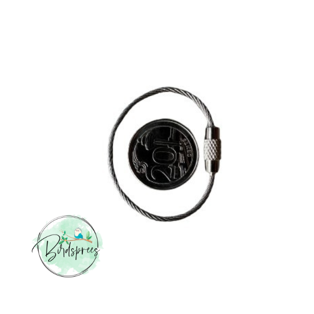 Birdsprees Stainless Steel Reclosable Flex-Ring 1.5cm (Pack of 3) - Birdsprees