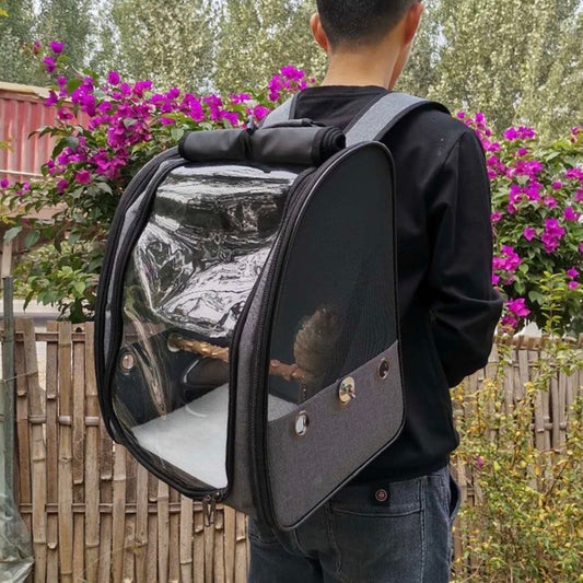 Birdsprees Medium Bird Backpack w/ poop mesh and cover - Birdsprees