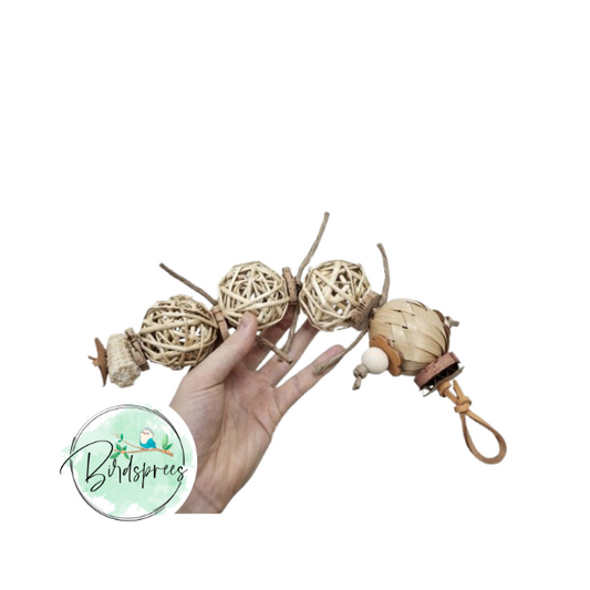 Parrot Lab Catepillar - Natural - Birdsprees