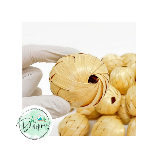 Parrot Lab Bamboo Ball Parrot Toy - Birdsprees