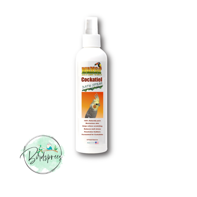 Mango Pet Cockatiel Bath Spray 8 oz - Birdsprees