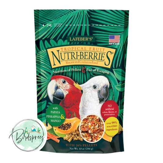 Lafeber Tropical Fruit Nutri-Berries (Macaws & Cockatoo) - Birdsprees