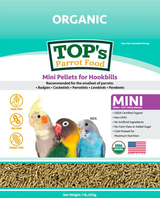 TOP's Organic Mini Pellets - Birdsprees